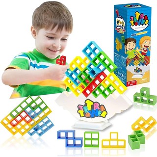 Family Board for Children Party Game Wit Stacking Stone Balance Sequence Strategy Stepping Stones