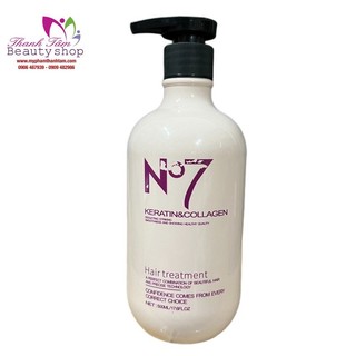 Kem ủ tóc phục hồi mềm mượt No7 Keratin Protein 500ml