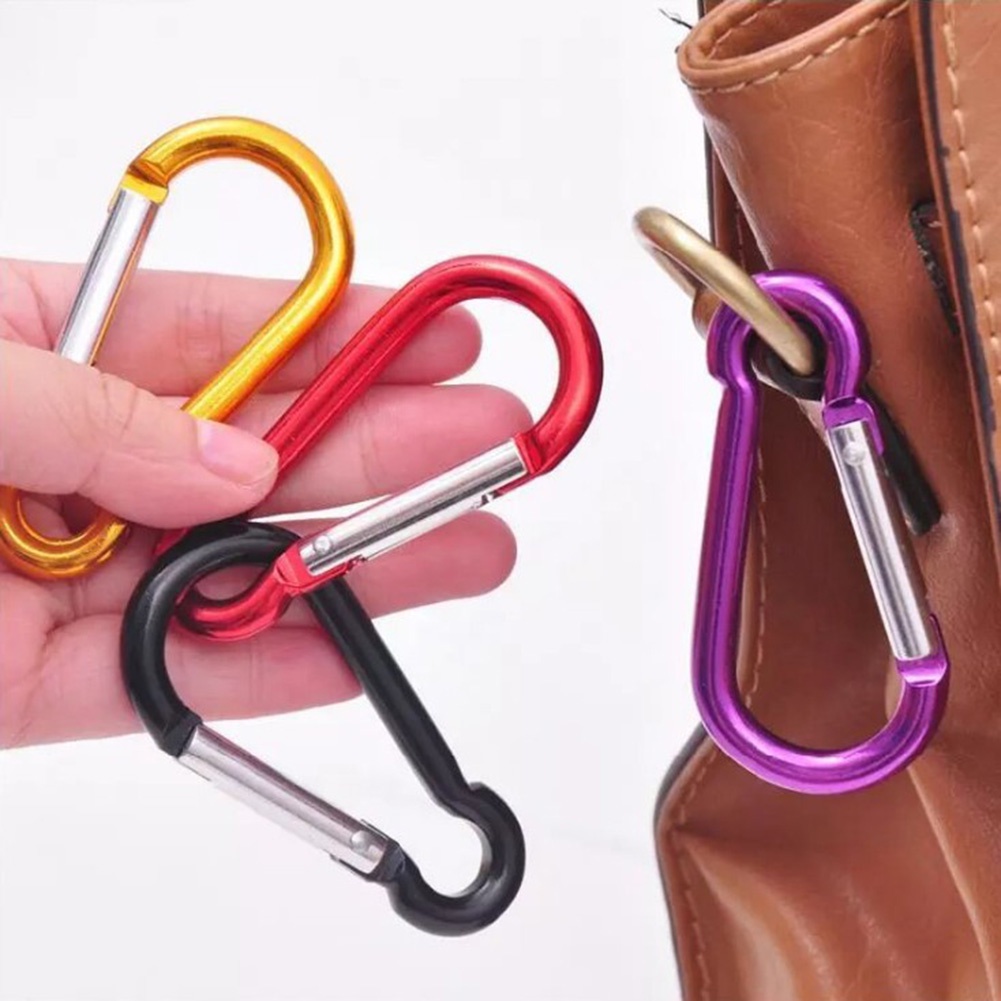 Móc Khóa Leo Núi Hình Chữ D Bằng Hợp Kim Màu Sắc Ngẫu Nhiên