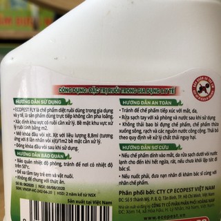 Chai Xịt Ruồi Sinh Học ECOPEST FLY