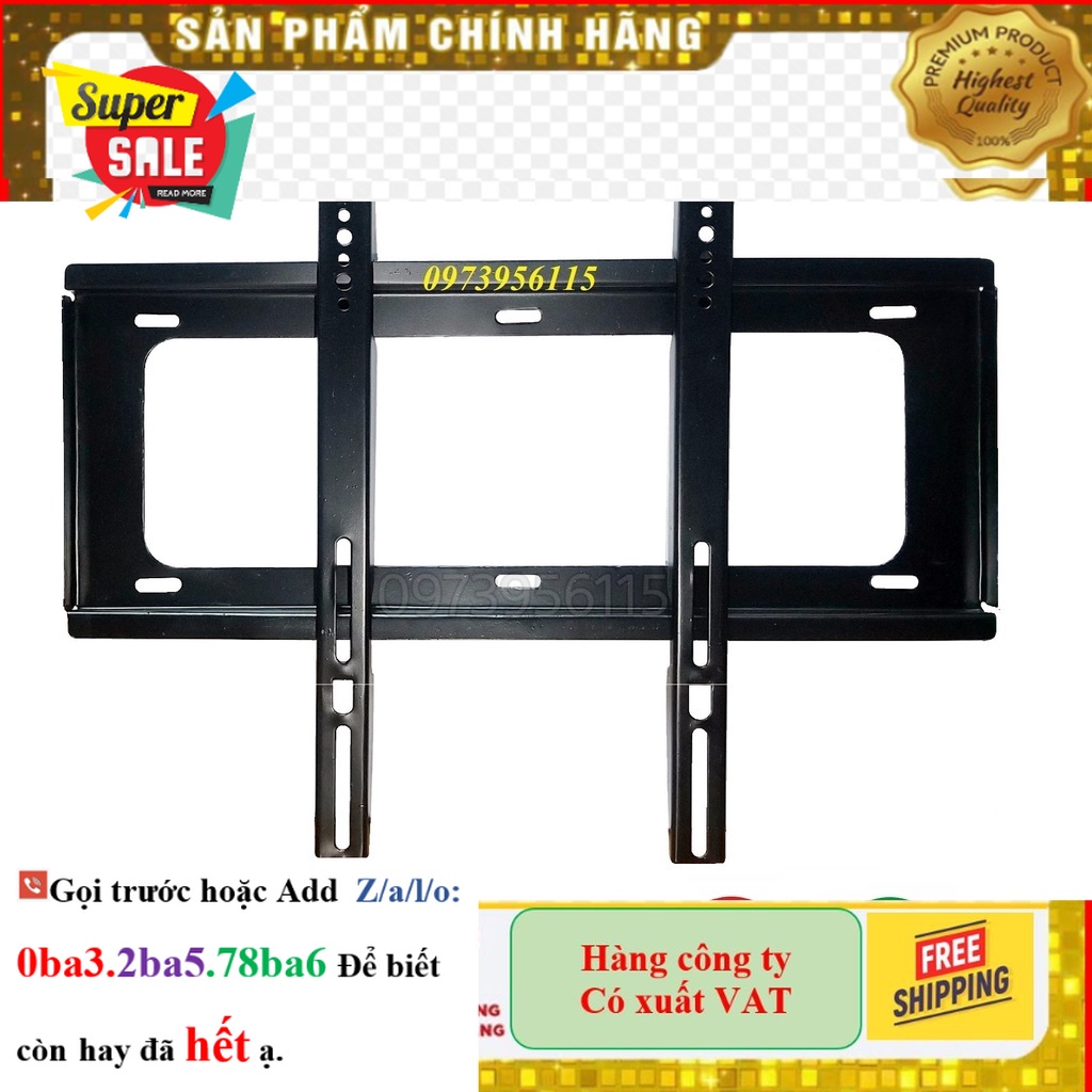 Hãng&gt; [LOẠI DÀY]Giá treo tivi, kệ treo tivi, khung treo tivi thẳng tường dày đẹp cho mọi hãng tivi từ 14inch-65inch