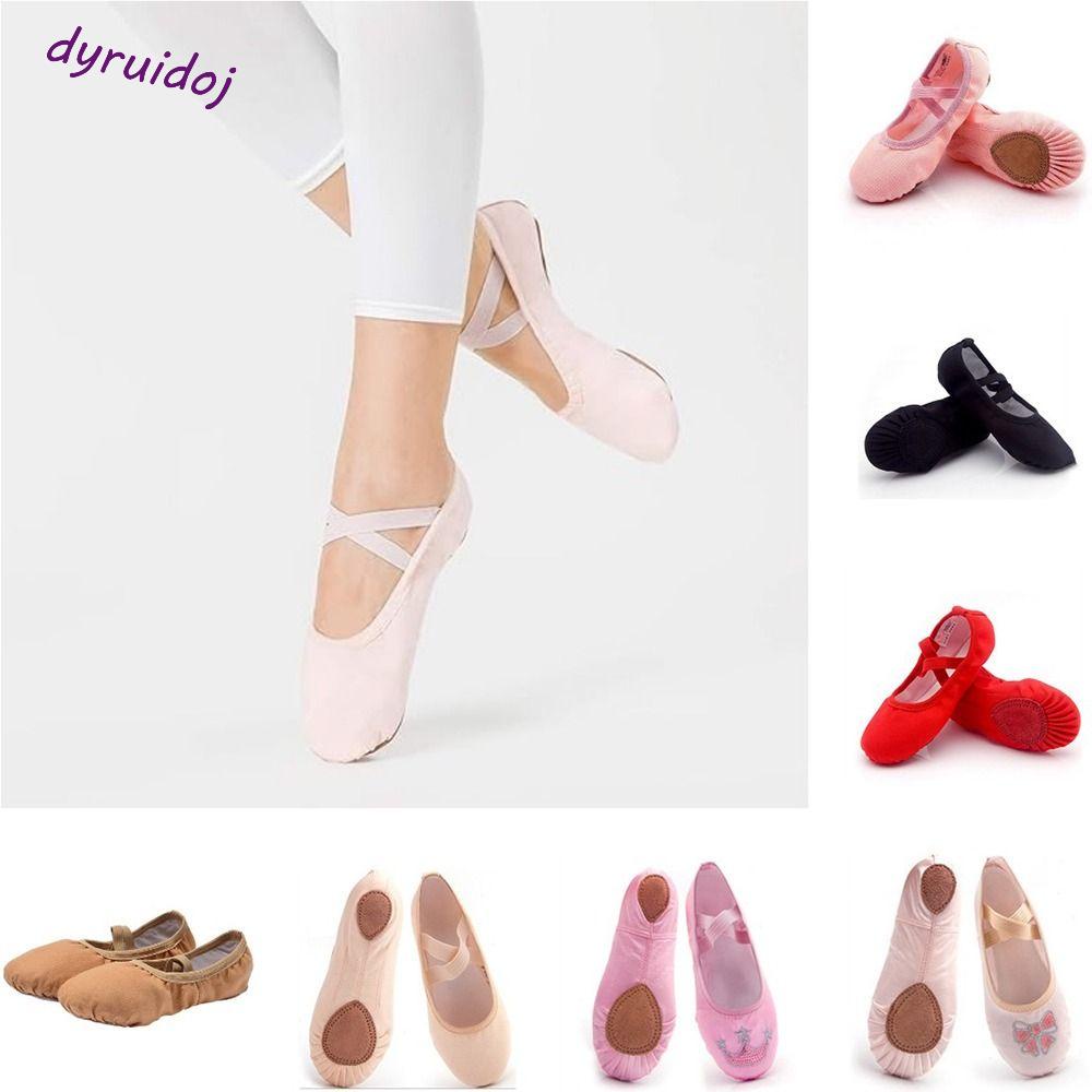 Giày Múa Ba Lê Đế Bằng Da Mềm Chống Trượt Zapatos De Punta De Punta De