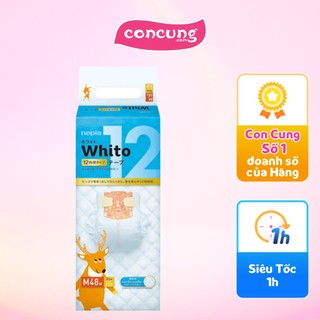 Bỉm tã dán siêu cao cấp Nhật Bản Whito size M 48 miếng