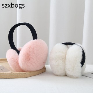 Szxbogs Earmuffs Fluffy Ear Protectors Ear Muffs Foldable