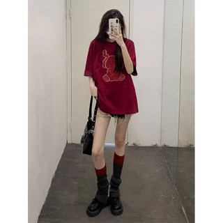 NRVP Áo Thun 100% Cotton Tay Ngắn Cổ Tròn Plus Size Unisex