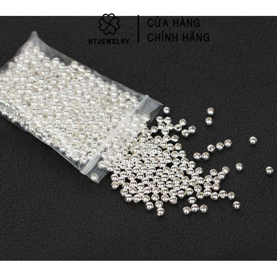 Bi bạc cao cấp HTJEWELRY các cỡ 2 - 3 - 4 mm PH332