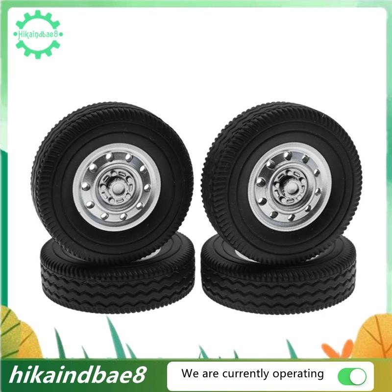 [hIkAi] 4 Lốp Lốp Bánh Xe Cao Su Cho WPL D12 Mini 1 / 16 RC Drift Xe Tải Phụ Kiện Phụ Kiện