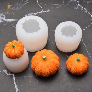 [Trn] Khuôn Silicon Hình Bí Ngô Mini 3D Trang Trí Tiệc Halloween Fondant Mousse Handmade DIY Khuôn Làm Bánh Sô Cô La Có Thể Giặt Được [VN]