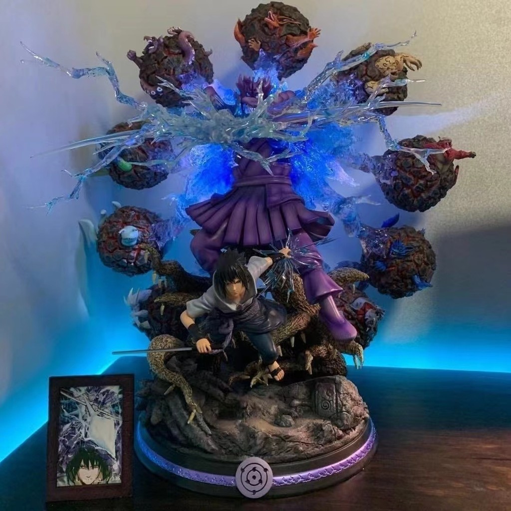 Miễn phí vận chuyển, tượng Naruto Uchiha Sasuke Susanoo, Naruto Madara, Kakashi, Pain, Itachi, hộp m