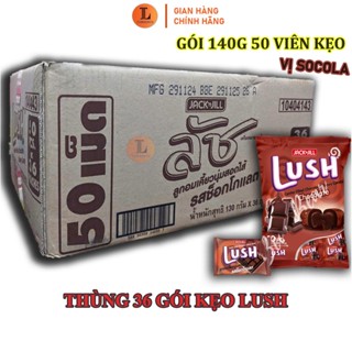   Thùng 36 gói  Kẹo Lush gói 50 viên  Đồ ăn vặt Thái Lan 