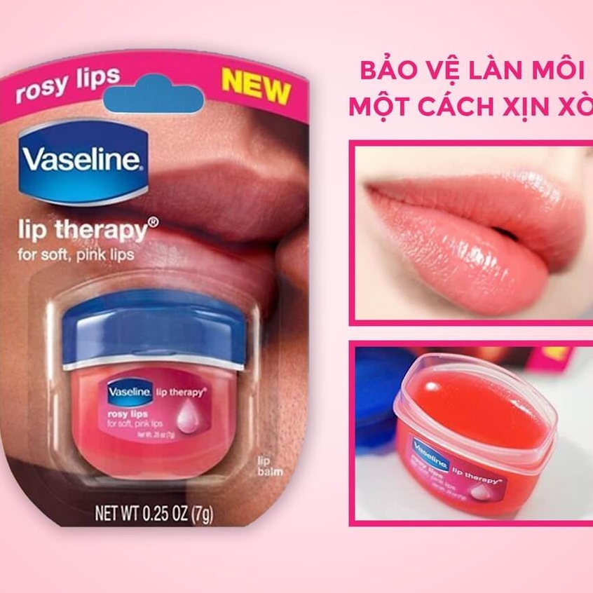 Dưỡng Môi Làm Mềm Và Mượt Môi Khô Vaseline Lip Therapy - 7g