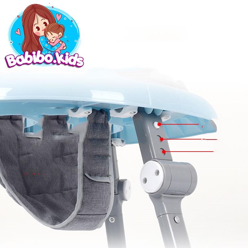 Xe tập đi tròn cho bé có nhạc  kết hơp bàn ăn -Babibo.Kids