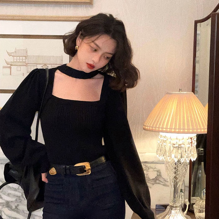 Áo sweater Dệt Kim Tay Dài Thời Trang Mùa Đông Cho Phái Nữ
