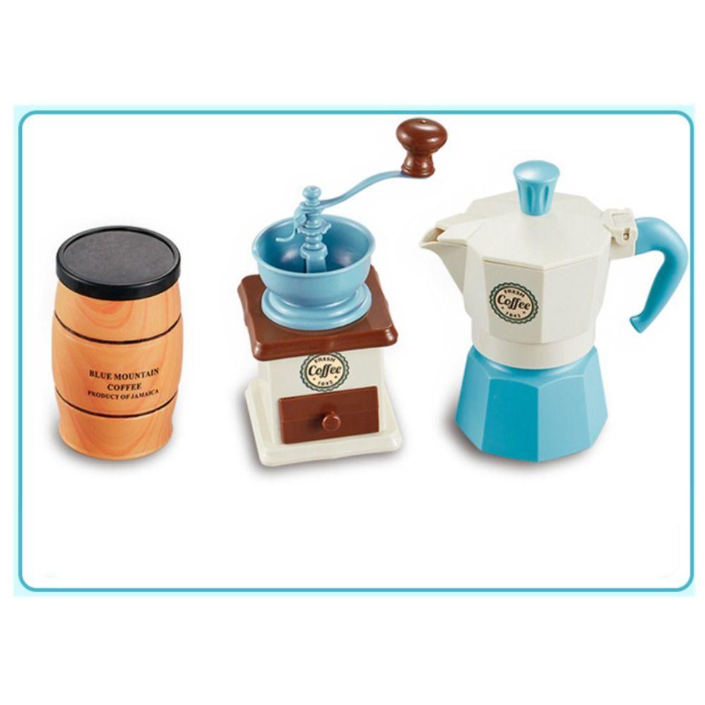 Dyruidoj Đồ Chơi Mô Hình Máy Pha Cà Phê Mô Phỏng diy Cho Trẻ Em Chiều Trà Chiều, Bộ Đồ Ăn Nhà Bếp Đồ Chơi Trẻ Em