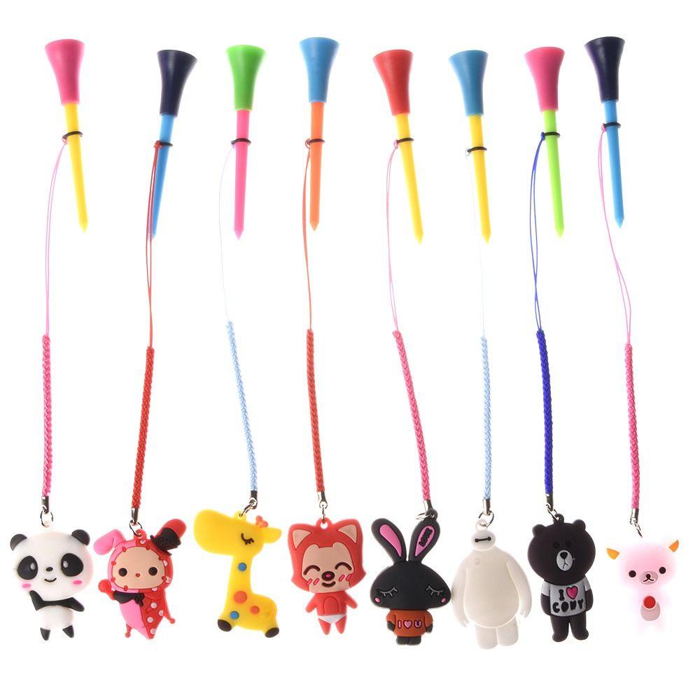 Mmluck Đèn led tee golf Tự Động 8.3mm Bằng Cao Su Chống Mất Siêu Sáng Để Chơi Gôn
