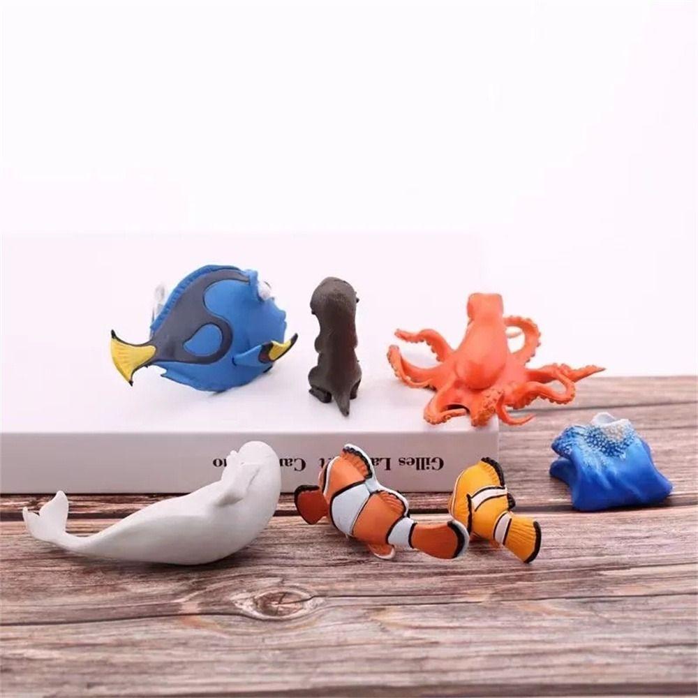 Mmluck dory Đồ Chơi Mô Hình Nhân Vật Hoạt Hình nemo 4-10cm