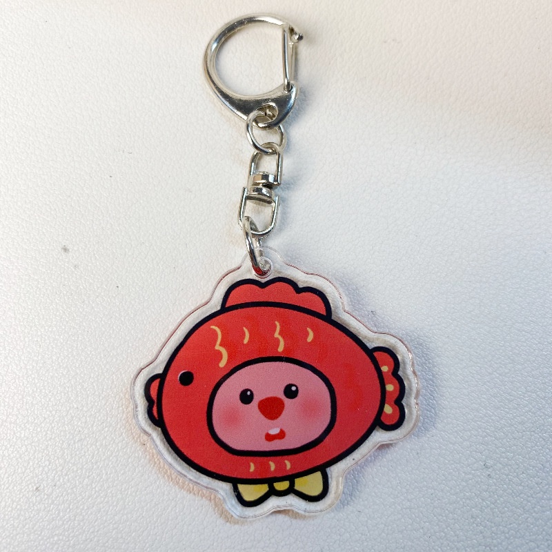 Móc Chìa Khóa Bằng acrylic Hình ruby loopy Dễ Thương Sáng Tạo