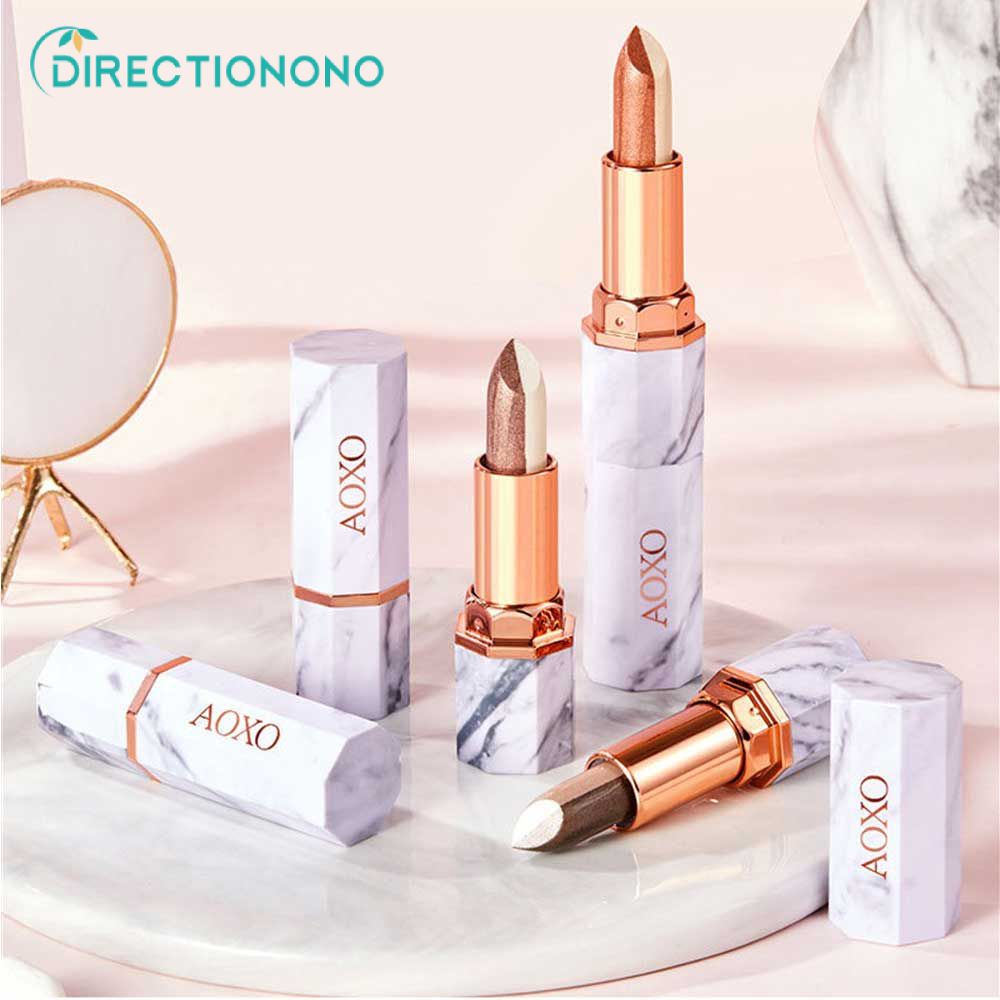 Aoxo Gradien Hai tông màu Phấn Mắt Dính Chống Thấm Nước Và chống Mồ Hôi Không Dễ Làm Ngất Lớp Trang Điểm Màu Mắt TRỰC TIẾP