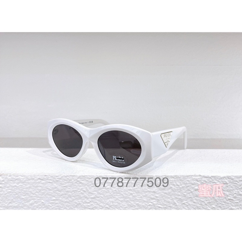 Kính Hiệu Thời Trang Tròn Oval Mèo Hot !prada! Mới 2024