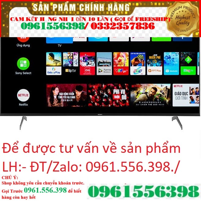  Smart Tivi Sony 55 Inch 4K UHD KD-55X86J &lt; Chính hãng BH:24 tháng tại nhà toàn quốc &gt;