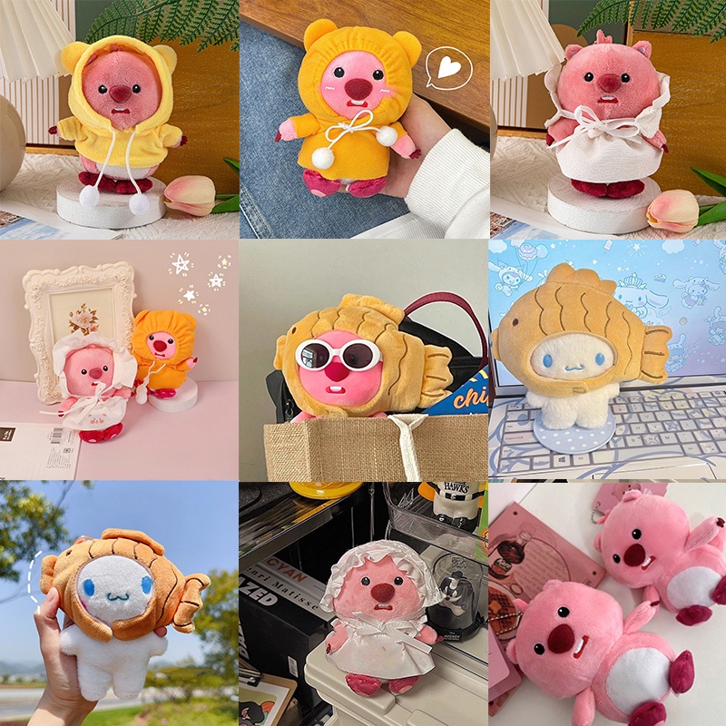 💗CÓ SẴN-Mới💗Pororo Loopy Búp Bê Đồ Chơi Bằng Vải Lông Nhung Màu Hồng Dễ Thương Xinh Xắn