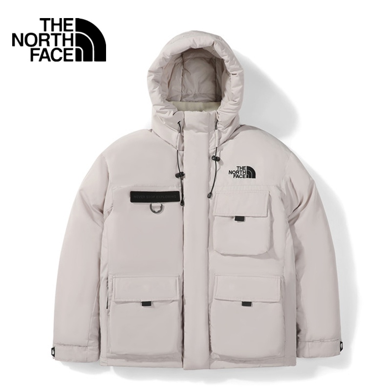 Áo Khoác cotton Dày Có Mũ Trùm Đầu Thêu logo the north face Chính Hãng unisex