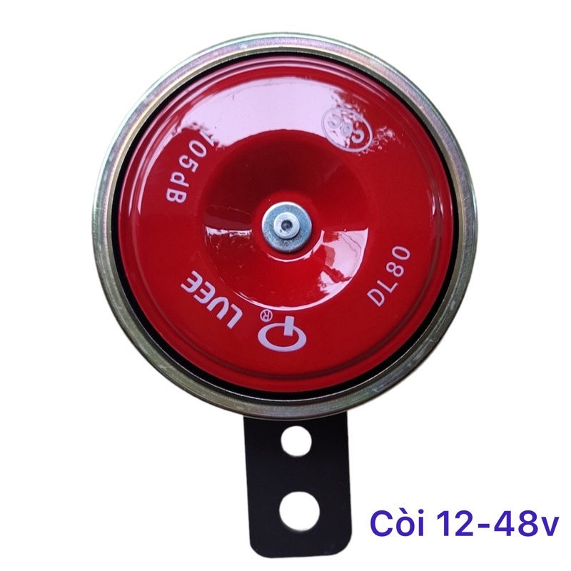 Còi 12v, 48v còi đỏ xịn hàng nhập Japan