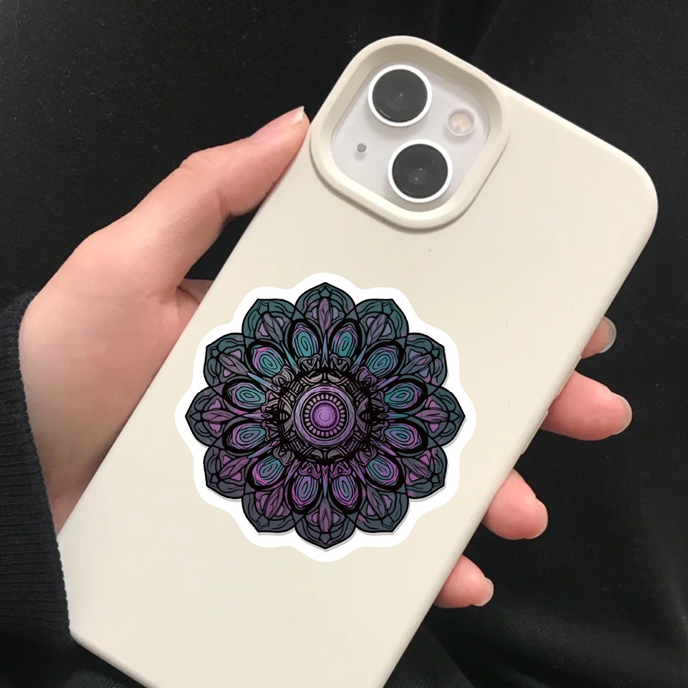 Bộ 50 Miếng Dán Trang Trí Mũ Bảo Hiểm / Bút Chì Họa Tiết Bộ Xương Phong Cách gothic Chống Thấm Nước Độc Đáo