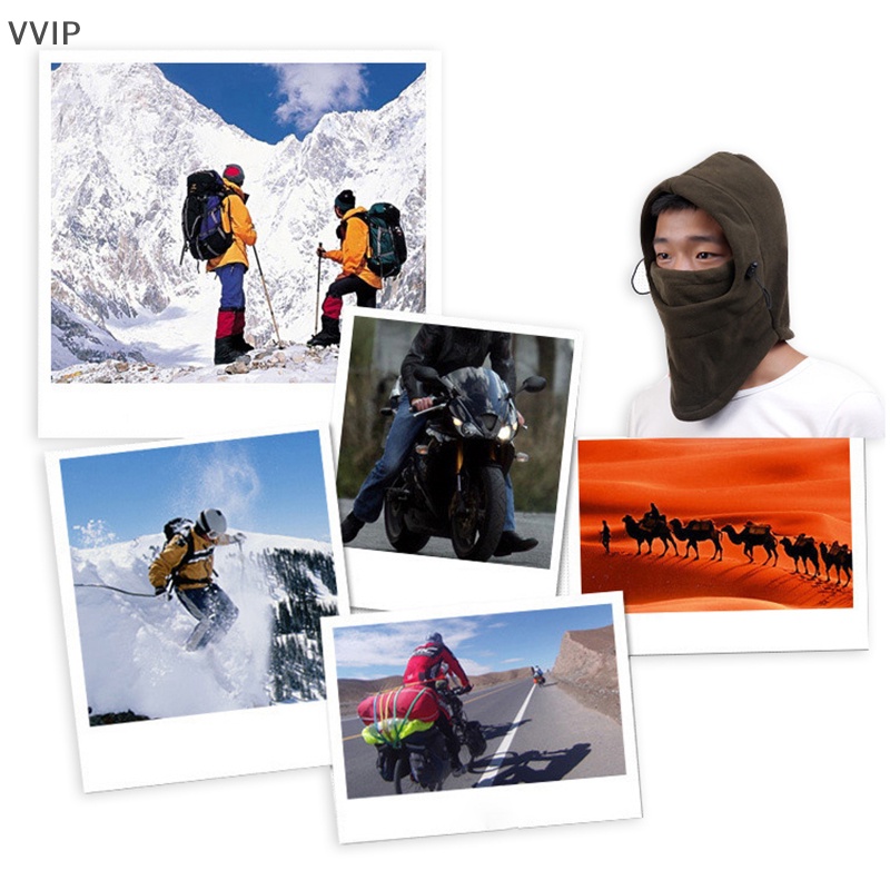 Mũ Trùm Đầu Tích Hợp Khẩu Trang Giữ Ấm Mùa Đông Cho Nam Nữ