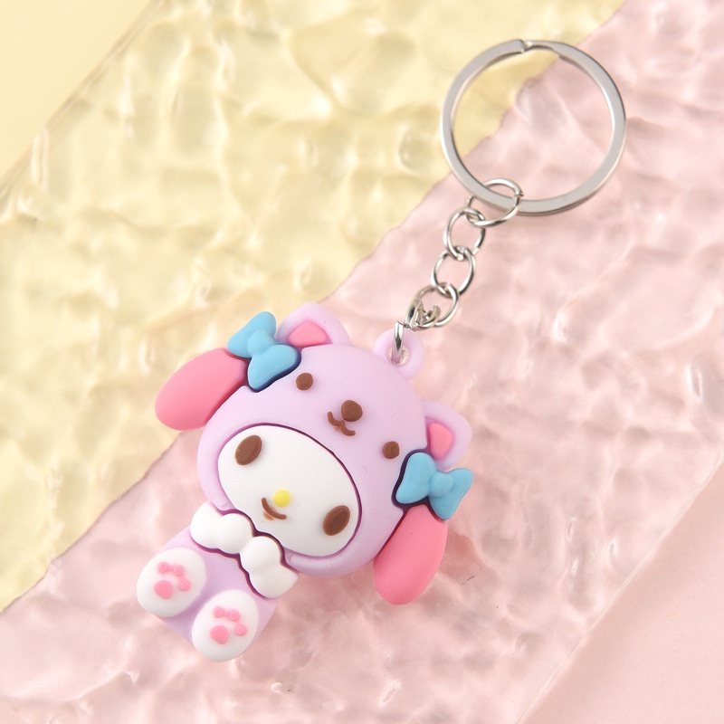 Sanrio Móc Khóa Hình kuromi Dễ Thương