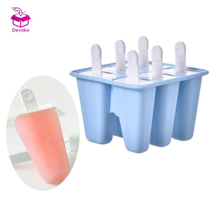 Khuôn Làm Kem Que Bằng silicone diy Có Thể Tái Sử Dụng Cho Trẻ Em
