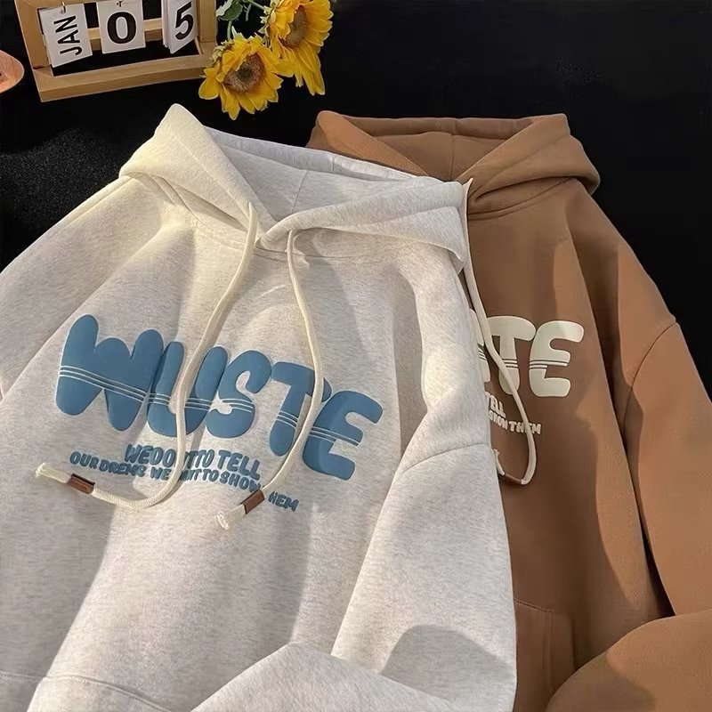 Áo Hoodie Dáng Rộng Thời Trang vintage Mỹ Dành Cho Nam / size m-5xl
