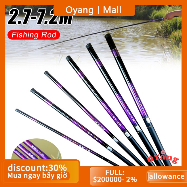 Oyang Cần Câu Cá Tay Cầm Bằng Sợi Thủy Tinh