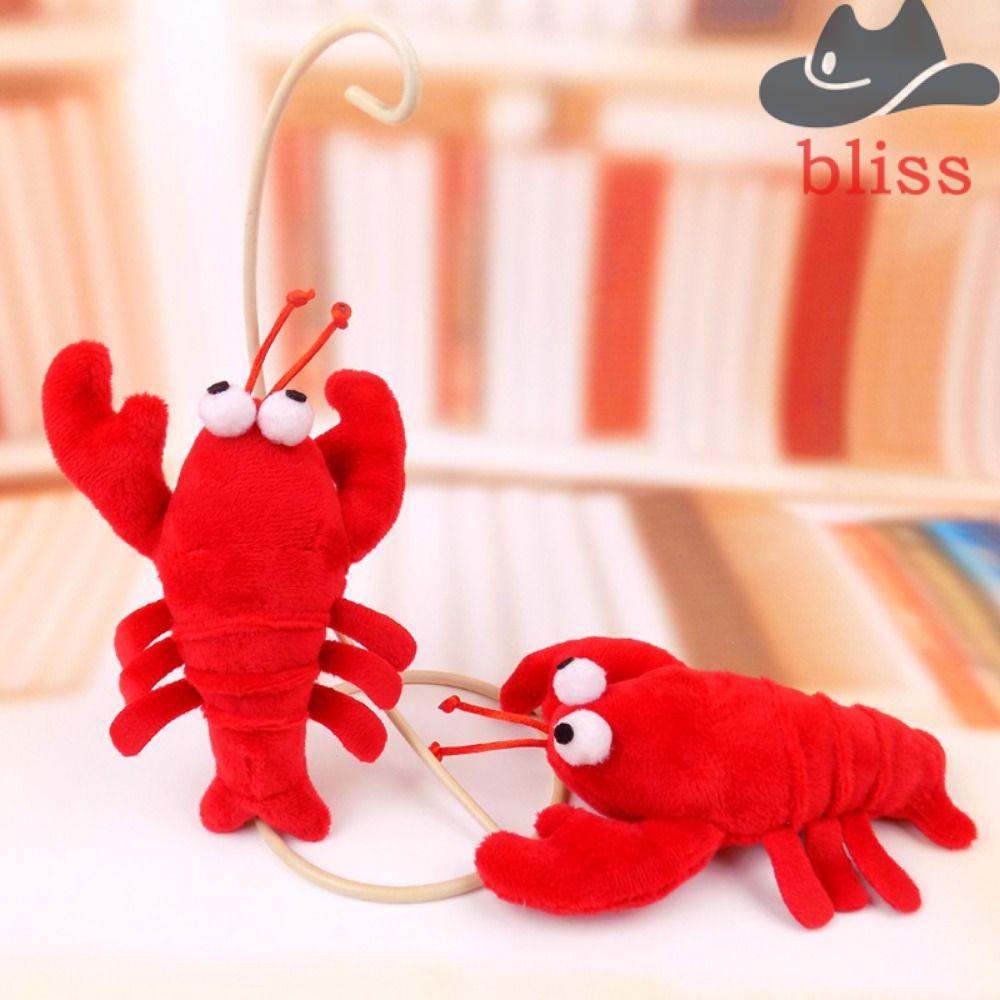 Bliss Thú Nhồi Bông Hình Tôm Hùm Đỏ Cua Động Vật Biển Bằng cotton pp Cho Bé / Phụ Nữ / Bé Gái