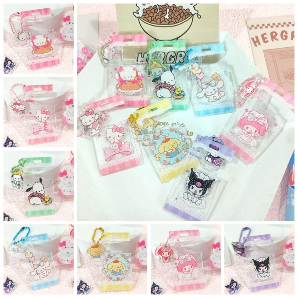 Mmluck cinnamoroll Giá Đỡ Điện Thoại Bằng acrylic Nhẹ Họa Tiết kitty Lấp Lánh