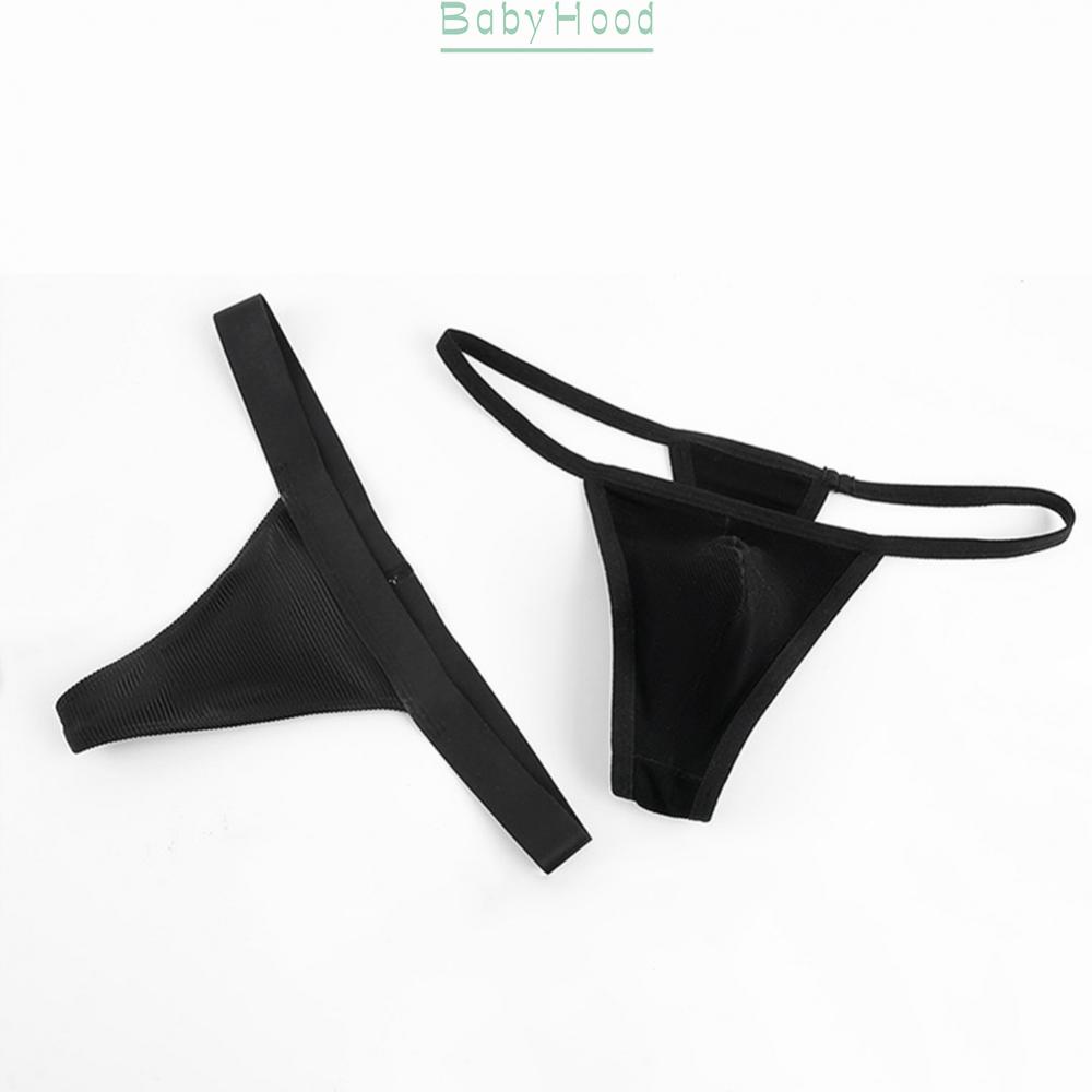 Sexy Mens T-Back G-string Thong Bikini Underwear Sheer Pouch Thongs Panties#BBHOOD