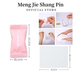 Khăn Nén cotton Tinh Khiết Dùng Một Lần Hình Vuông Nhỏ Dùng Khi Đi Du Lịch