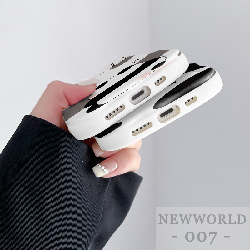 Ốp Điện Thoại Họa Tiết Gấu Trúc Hoạt Hình Dễ Thương Cho iphone 14 13 12 11 pro x xs max 6 6s 7 8 plus ny71