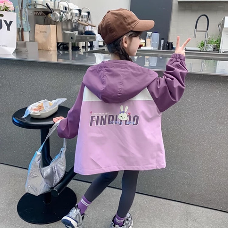 Gmn Áo Khoác Thể Thao Có Mũ Trùm Thời Trang Xuân Thu 2023 Cho Bé Gái