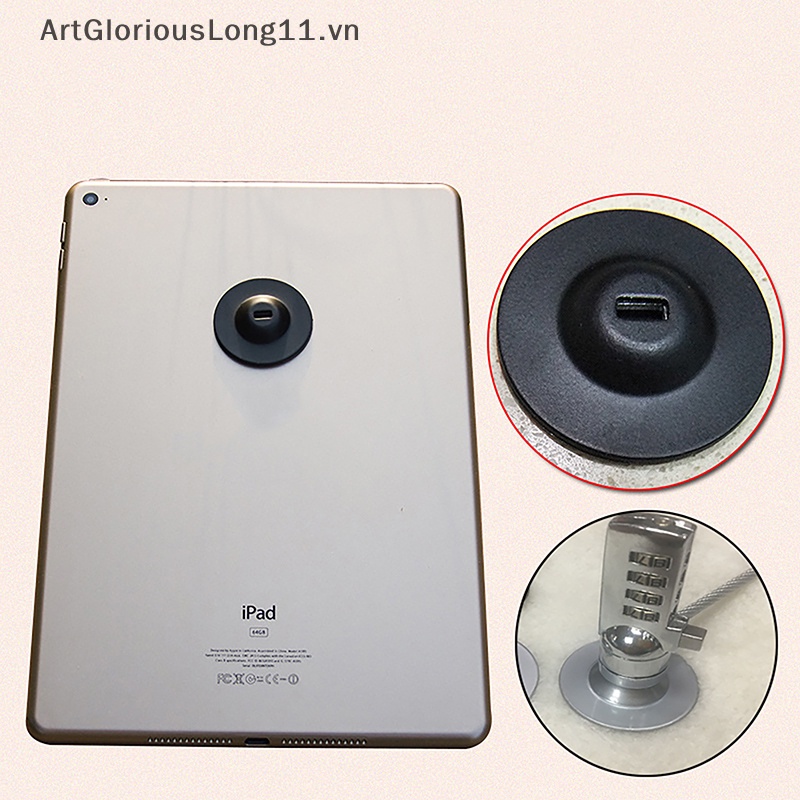 Đế Khóa Dây Cáp Kết Hợp Bảo Vệ Máy Tính Bảng Chống Trộm artgloriouslong