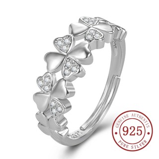 Nhẫn mạ bạc 925 thiết kế sáng tạo độc đáo