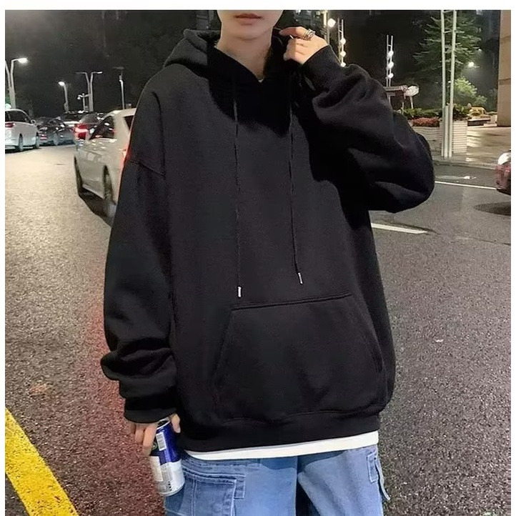 Áo hoodie Dáng Rộng plus size m-8xl Phong Cách Hàn Quốc Cho Nam