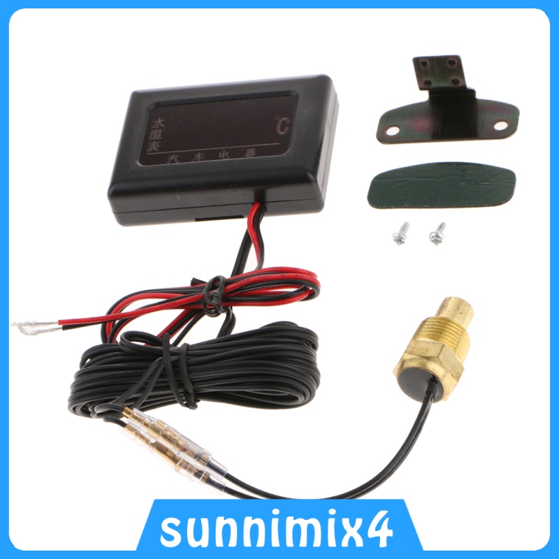 Đồng Hồ Đo Nhiệt Độ Nước Điện Tử 10mm Chuyên Dụng Cho Xe Hơi