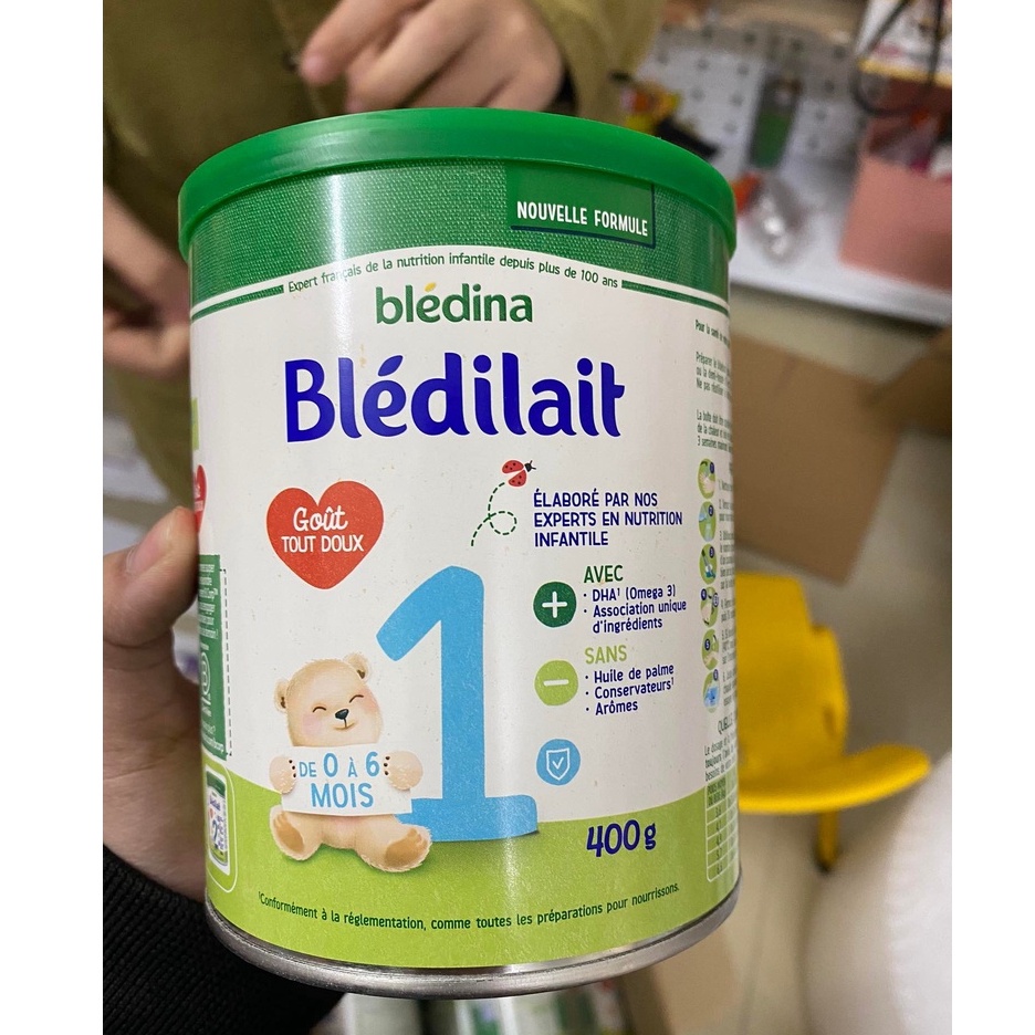 Sữa bột Bledilait Bledina Pháp số 1 2 3 400g cho bé
