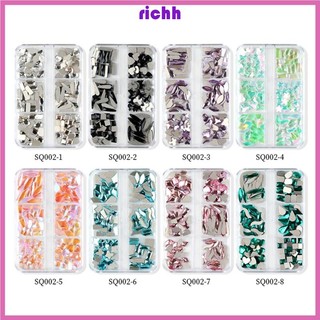 Richh Đá Đính Móng Tay Lấp Lánh Thời Trang