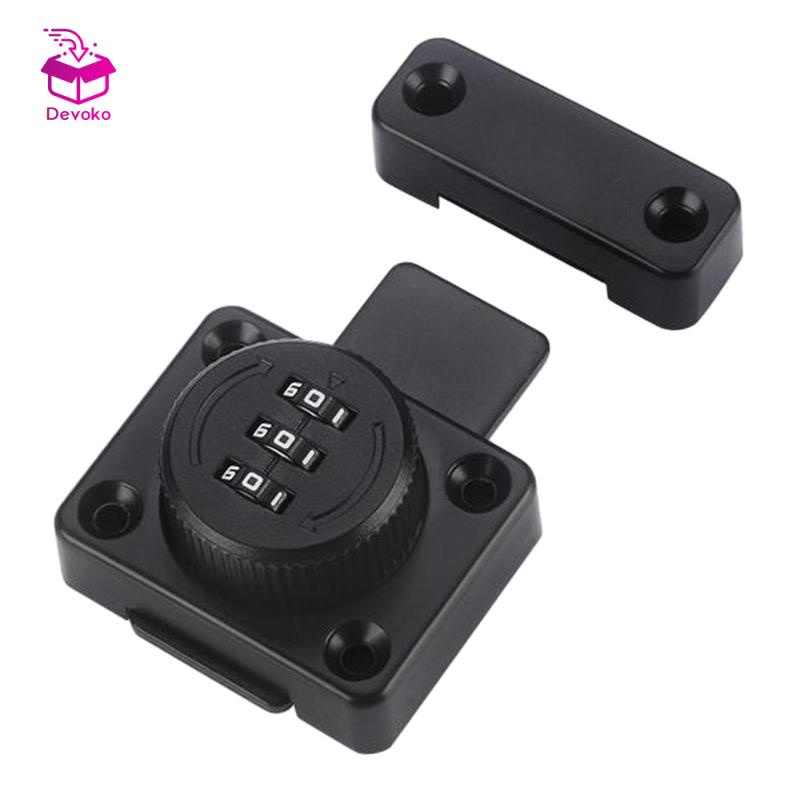 Ổ Khóa Mật Khẩu Kết Hợp Mật Khẩu Cơ Khí Với Ốc Vít 3 Chữ Số Dùng Cho Tủ Chạn / Ngăn Kéo Ngoài Trời