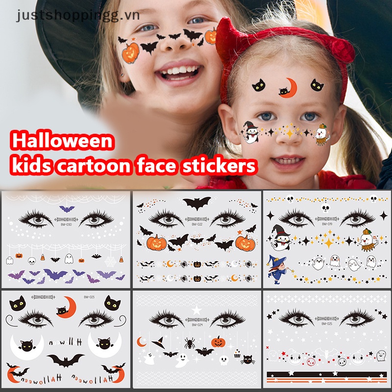 Hình Xăm Dán Mặt Và Mặt Người Nhện Chống Thấm Nước Vui Nhộn Cho Bé