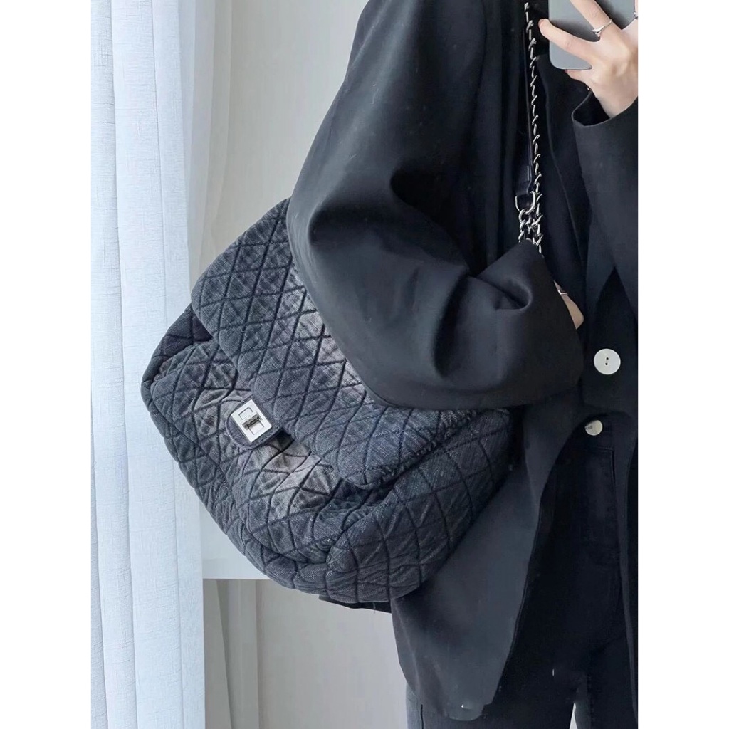 Túi xách nữ chất liệu vải denim phong cách mới mã T79