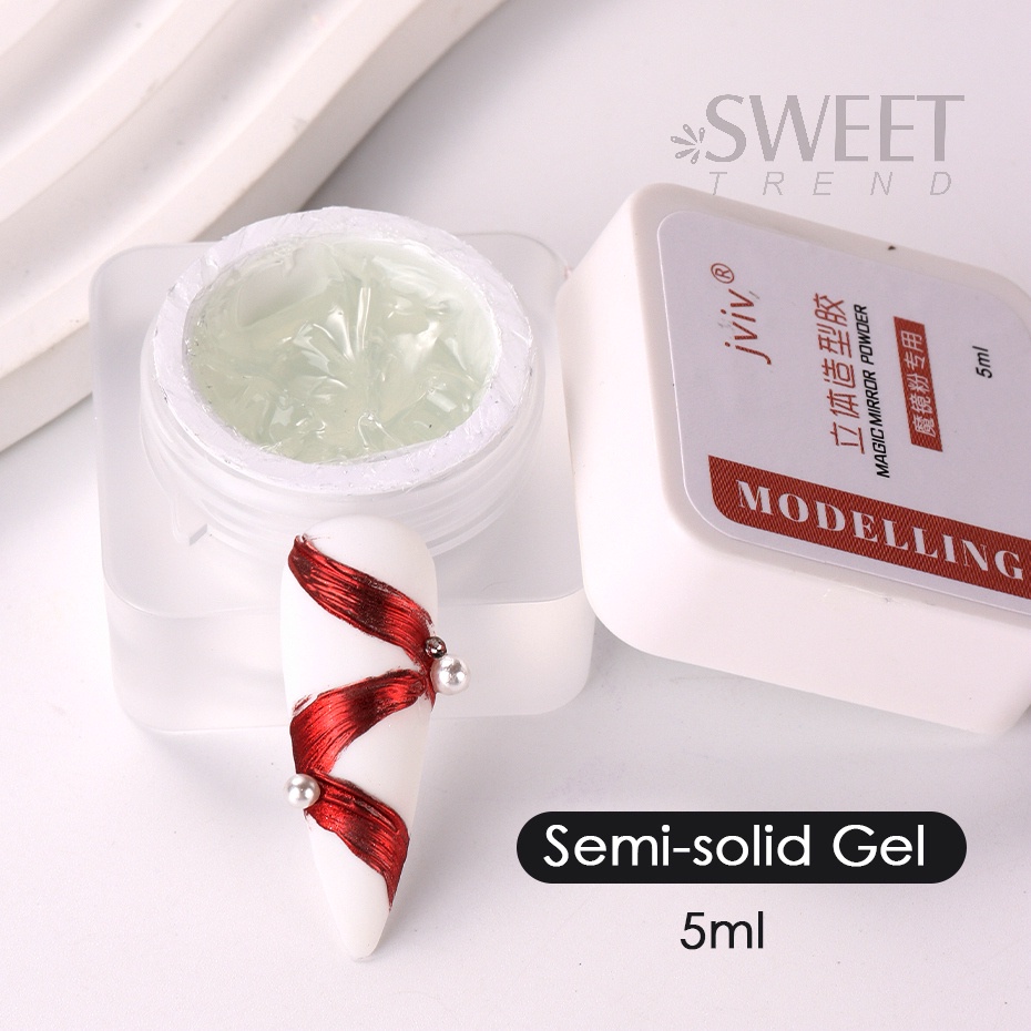 Gel Tráng Gương Trang Trí Móng Tay Nghệ Thuật 5ml