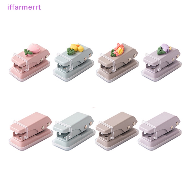 Iffarmerrt Dụng Cụ Bấm Lỗ Giấy mini Hình Hoa Dễ Thương diy Hàn Quốc Cho Văn Phòng / Trường Học vn